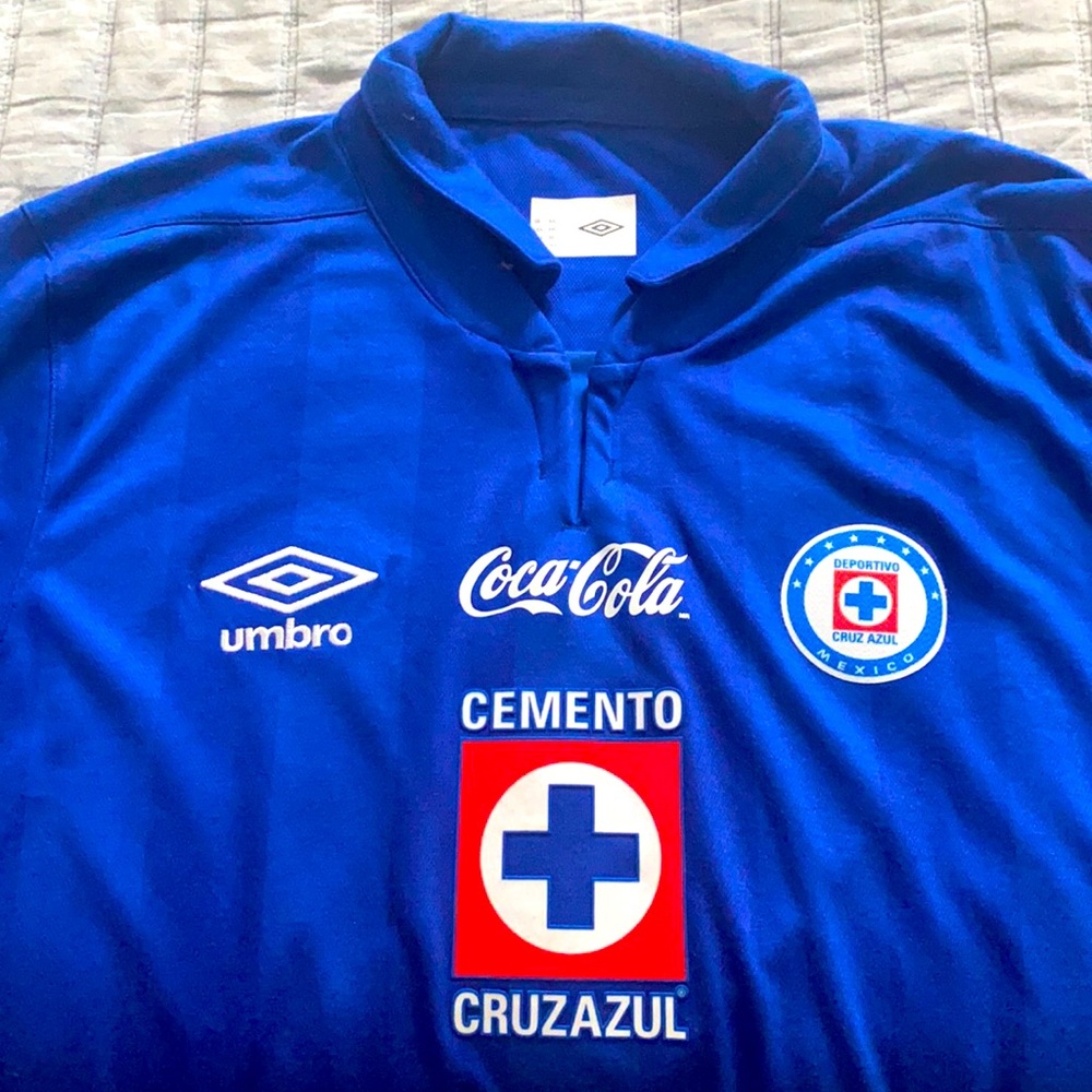 Cruz azul 2014 jersey worn 2-3 times like new